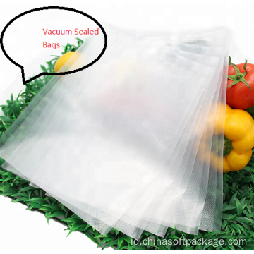 Food Clear Vacuum Sealed Bag untuk Kemasan Kacang